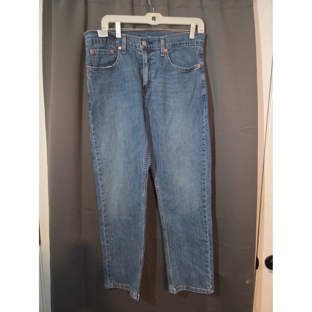 Levi's 559 Men's Jeans 32x30 Blue Medium Wash Straight Relaxed Fit Denim